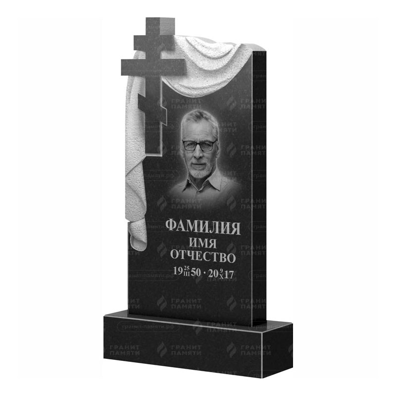 Памятники из гранита с крестом в&nbsp;Москве | Гранитный памятник ФГ-085