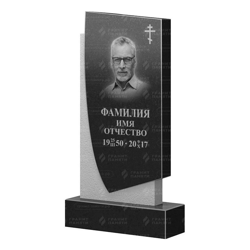 Памятники из гранита вертикальные в&nbsp;Москве | Гранитный памятник ФГ-075