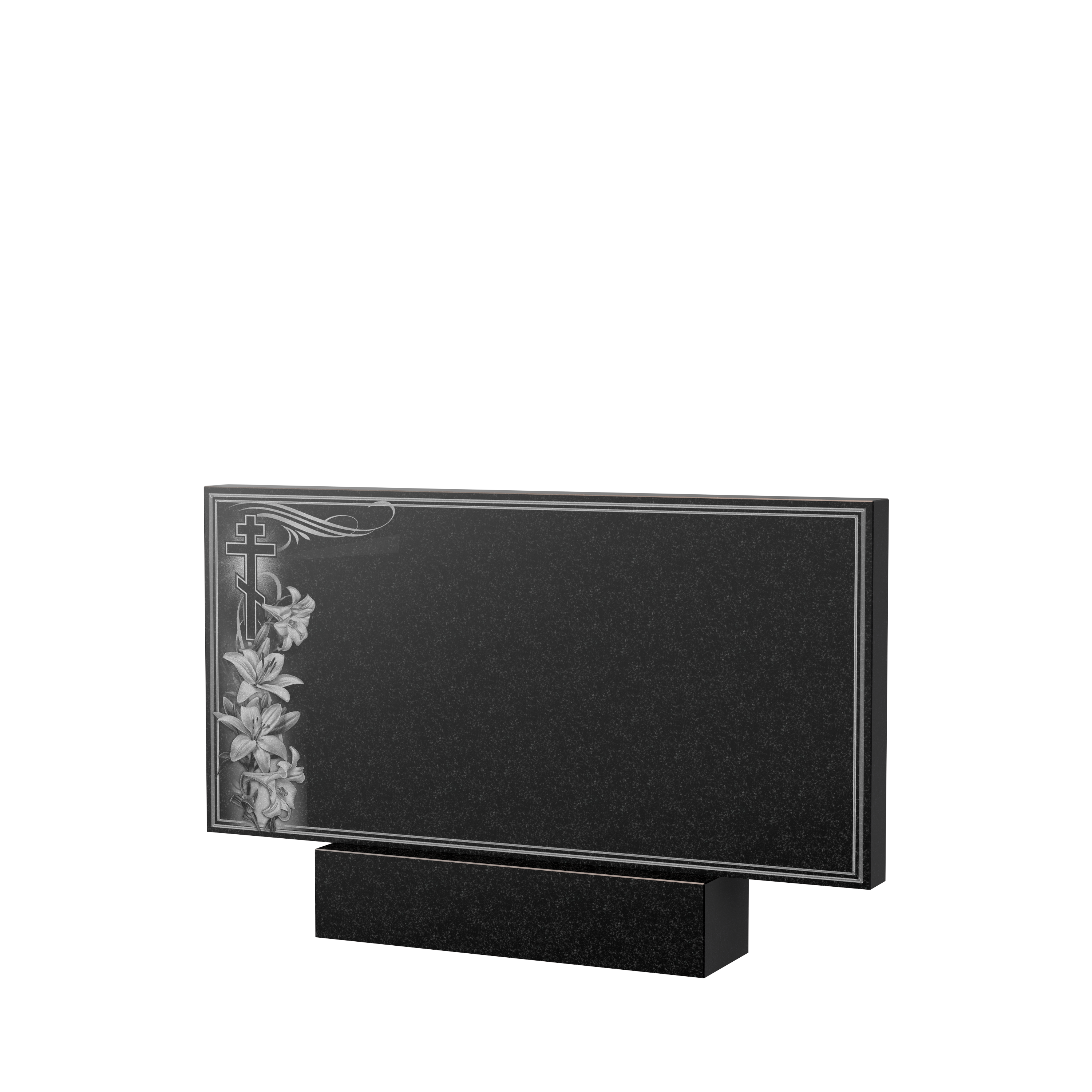 Художественное оформление памятника в&nbsp;Москве | Художественное оформление на гранитную стелу, рисунок ГХО-003