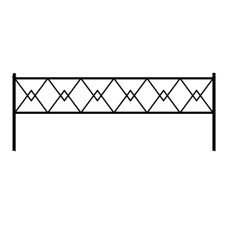 Кованые изделия в&nbsp;Москве | Кованая оградка ОГ.002