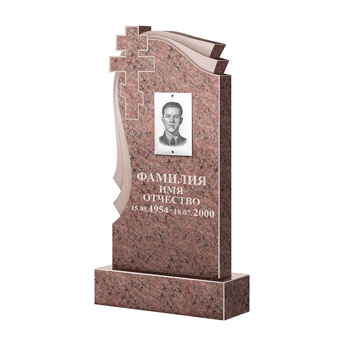 Гранитные памятники в&nbsp;Москве | Памятник из гранита Розалия Pink ФГЦ-081