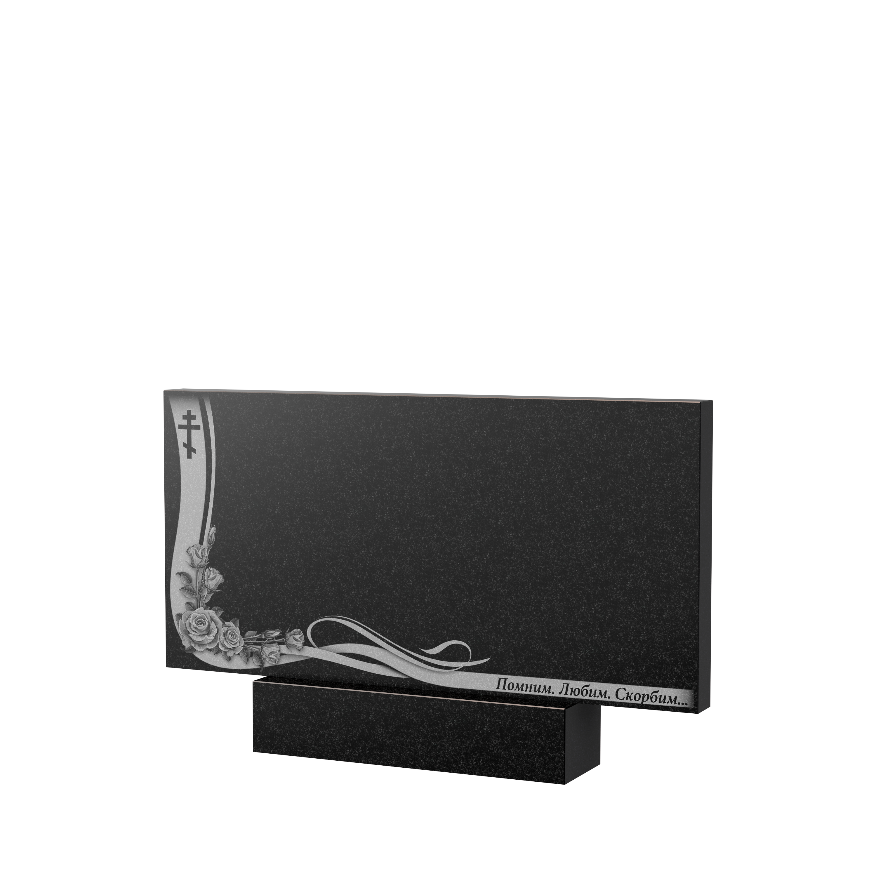 Художественное оформление памятника в&nbsp;Москве | Художественное оформление на гранитную стелу, рисунок ГХО-004