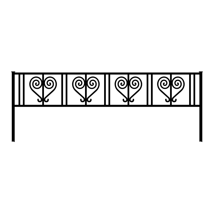 Кованые изделия в&nbsp;Москве | Кованая оградка ОГ.005