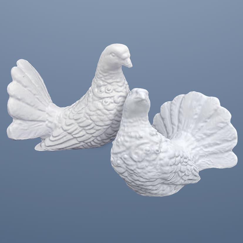 Скульптуры из искусственного мрамора в Москве | Голубь пара