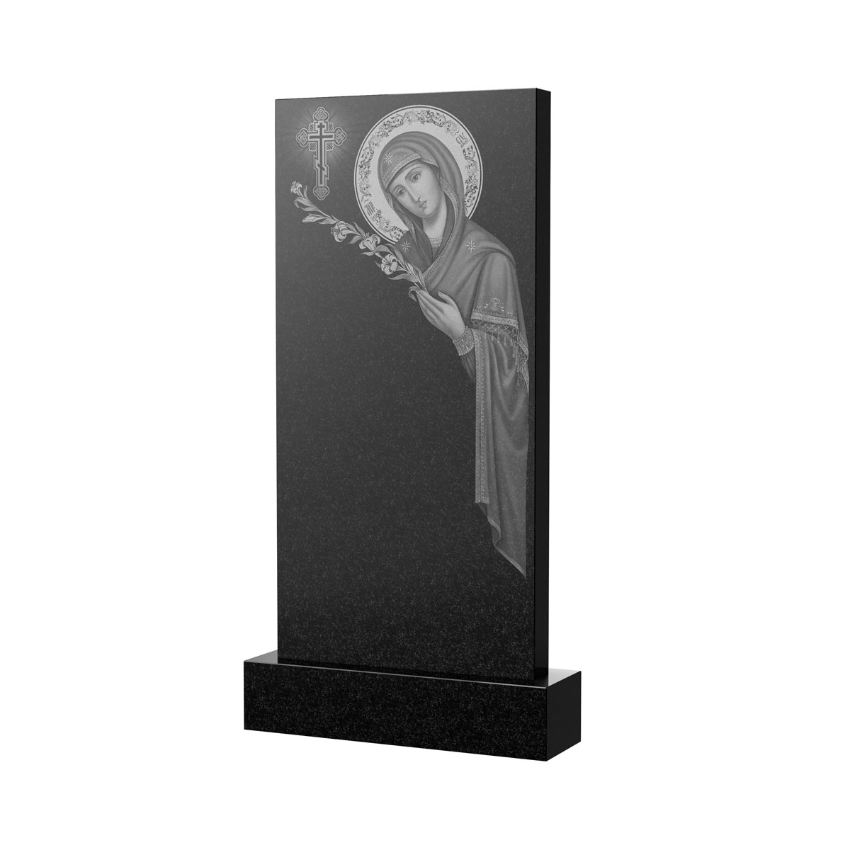 Художественное оформление памятника в&nbsp;Москве | Художественное оформление на гранитную стелу, рисунок ВХО-035