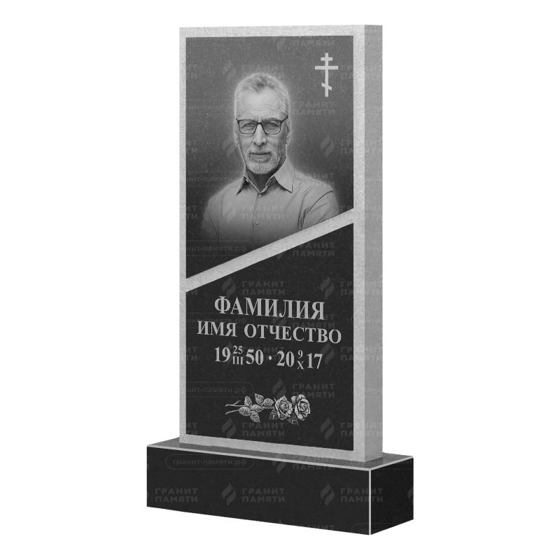 Памятники из гранита вертикальные в&nbsp;Москве | Гранитный памятник ФГ-164