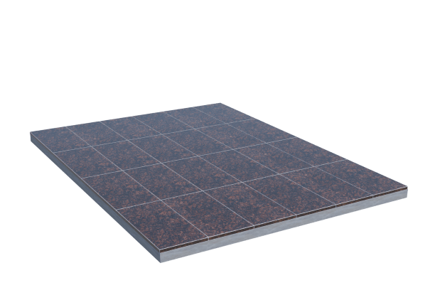 Площадки на могилу в&nbsp;Москве | Площадка с облицовкой Дымовским гранитом