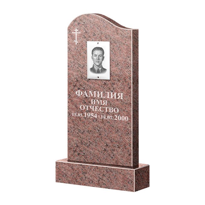 Памятники из цветного гранита в&nbsp;Москве | Памятник из гранита Розалия Pink ФГЦ-030