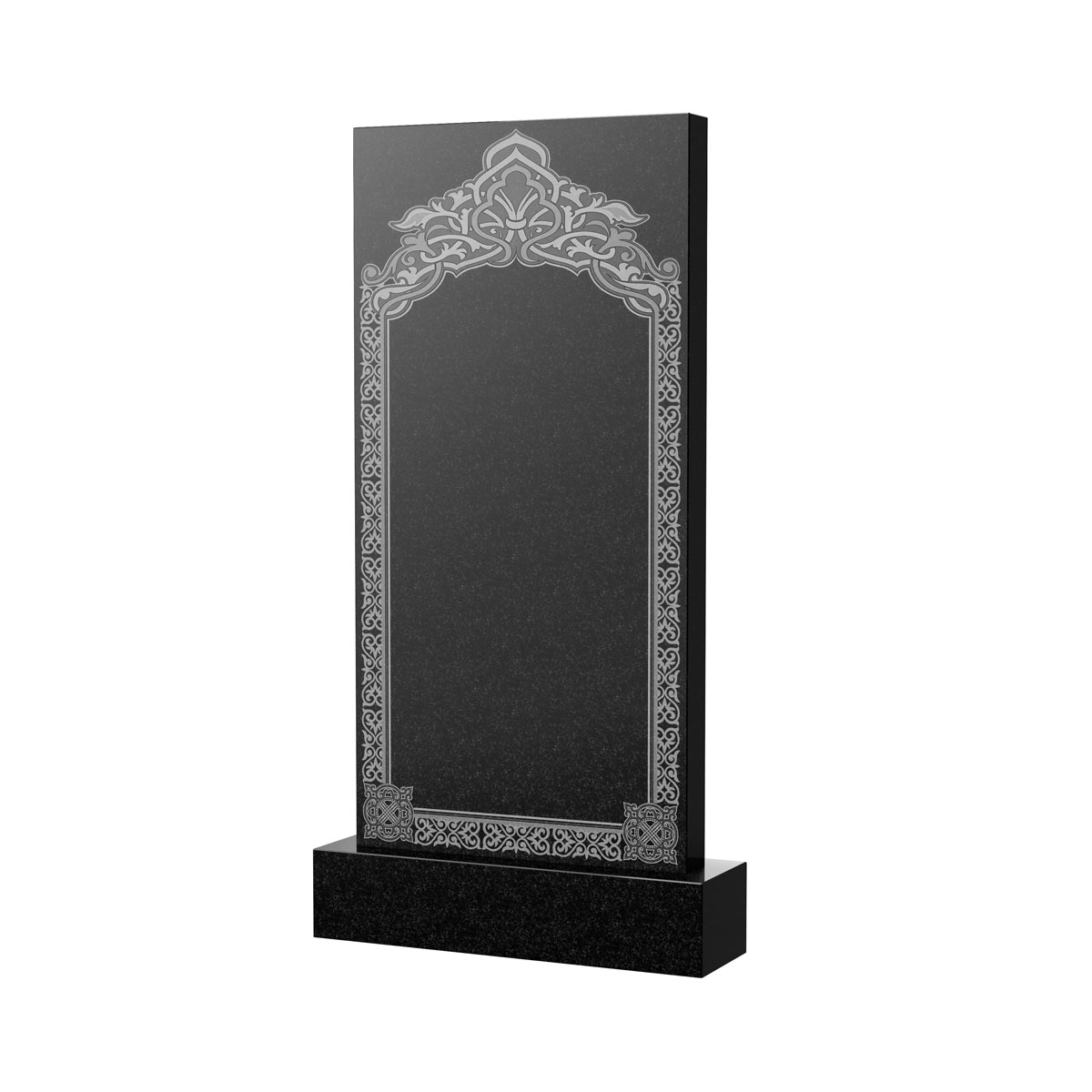 Художественное оформление памятника в&nbsp;Москве | Художественное оформление на гранитную стелу, рисунок ВХО-044