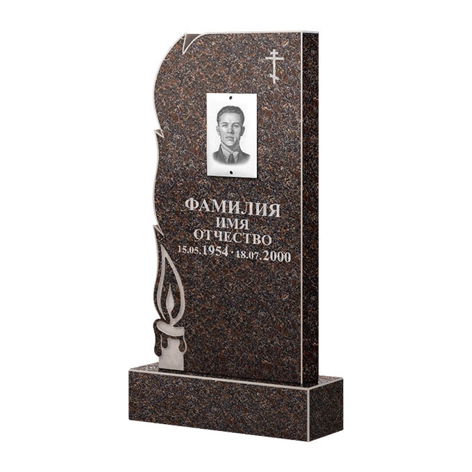 Памятники из цветного гранита в&nbsp;Москве | Памятник из гранита Карел Brown ФГЦ-106