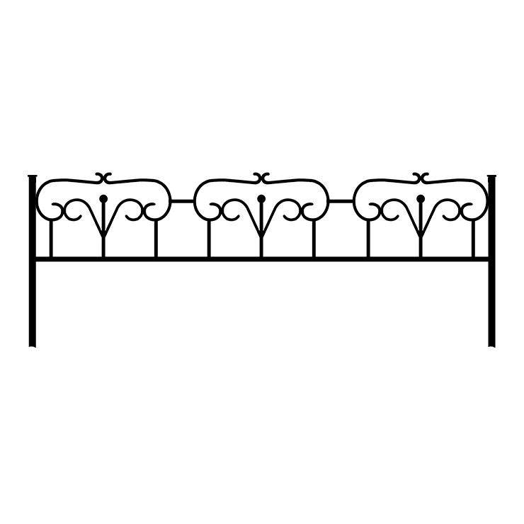 Металлические оградки, столы, скамейки в&nbsp;Москве | Оградка №2