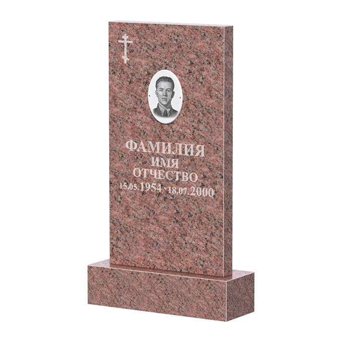 Памятники из цветного гранита в Москве | Памятник из гранита Винга прямой