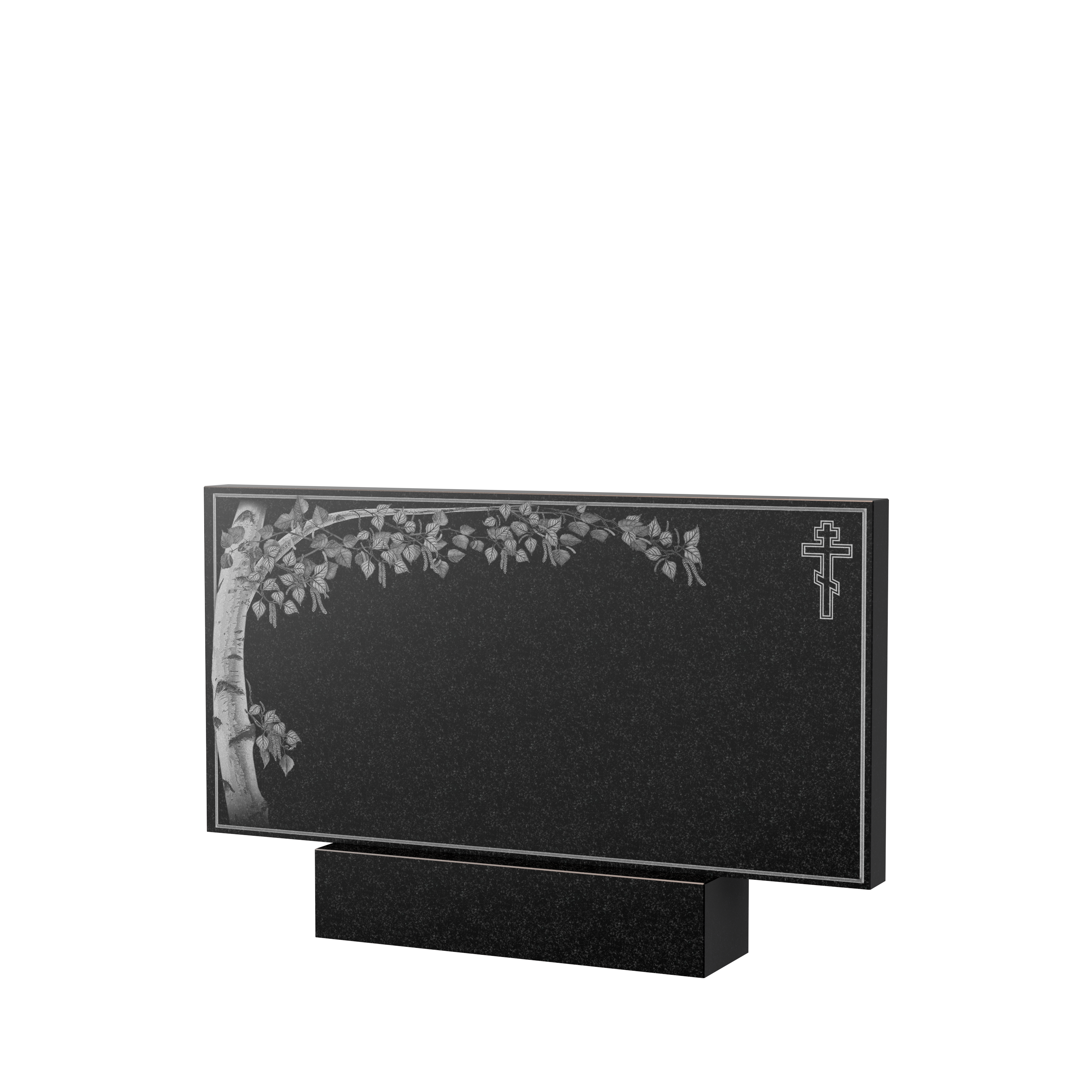 Художественное оформление памятника в&nbsp;Москве | Художественное оформление на гранитную стелу, рисунок ГХО-005