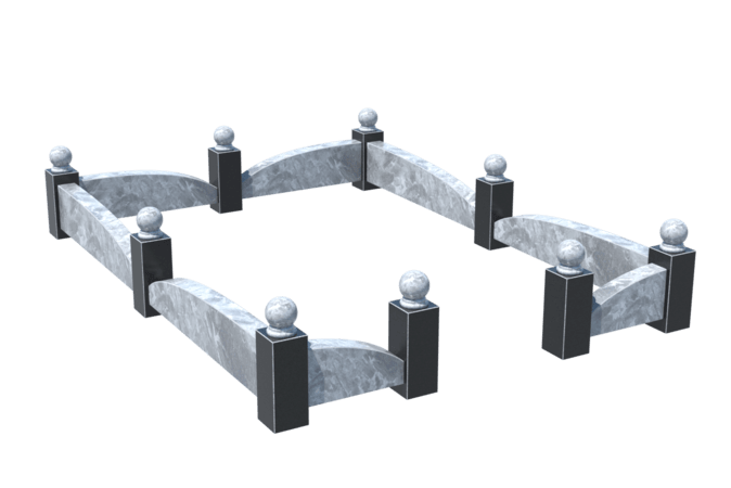 Цоколи на могилу в&nbsp;Москве | Цоколь на могилу №0040