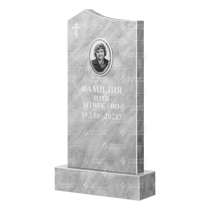 Бюджетные памятники в&nbsp;Москве | Мраморный памятник ФМ-008