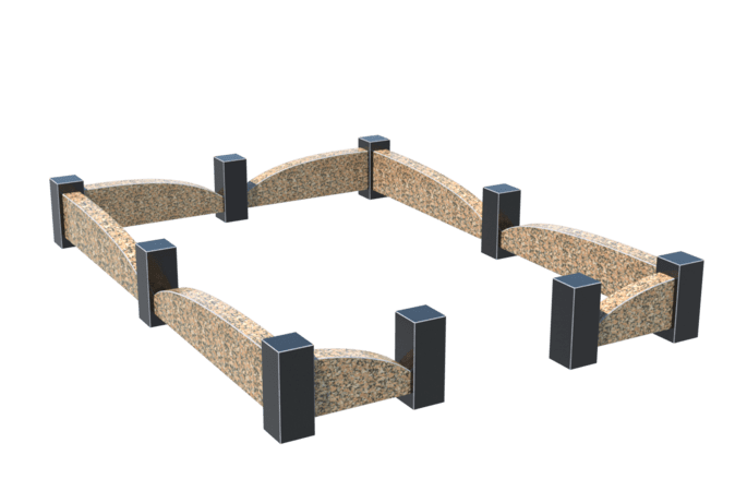 Цоколи на могилу в&nbsp;Москве | Цоколь на могилу №0046