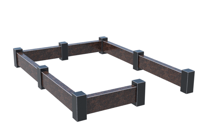 Цоколи на могилу в&nbsp;Москве | Цоколь на могилу №0033