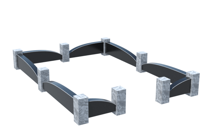 Цоколи на могилу в&nbsp;Москве | Цоколь на могилу №0041