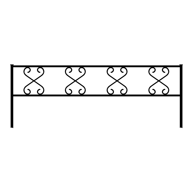 Металлические оградки, столы, скамейки в&nbsp;Москве | Оградка №1