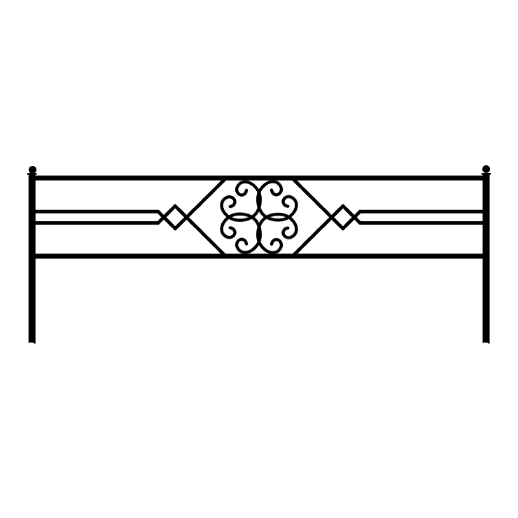 Кованые изделия в&nbsp;Москве | Кованая оградка ОГ.003